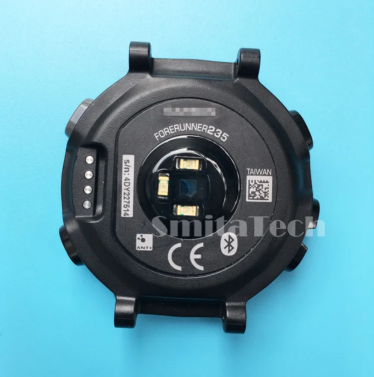 back cover grey Gps часы для Garmin Forerunner 235 235J 230 ЖК-экран со стеклянным дисплеем, задняя крышка чехол с батареей, Двусторонняя лента - Цвет: back cover grey