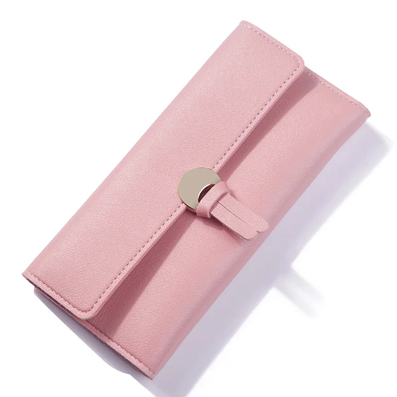 

HUANILAI Women's Wallets Purses PU Leather Long Wallet For Girl Ladies Money Coin Pocket Card Holder Female Wallets HS001