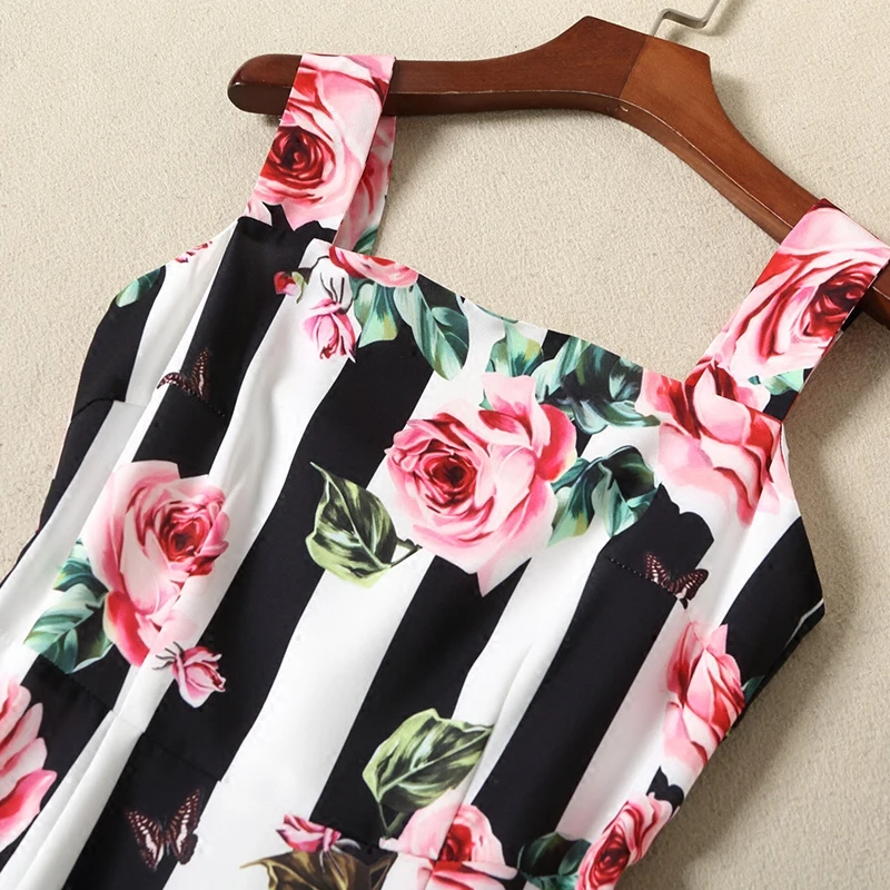 Высококачественное дизайнерское платье для подиума 2018 женское летнее винтажное