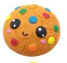 Jumbo kawaii шоколадное печенье Squishies антистресс еда Торт Пицца мягкий медленно поднимающийся дети Популярная игрушка для детей Рождественский подарок - Цвет: rainbow chocolate
