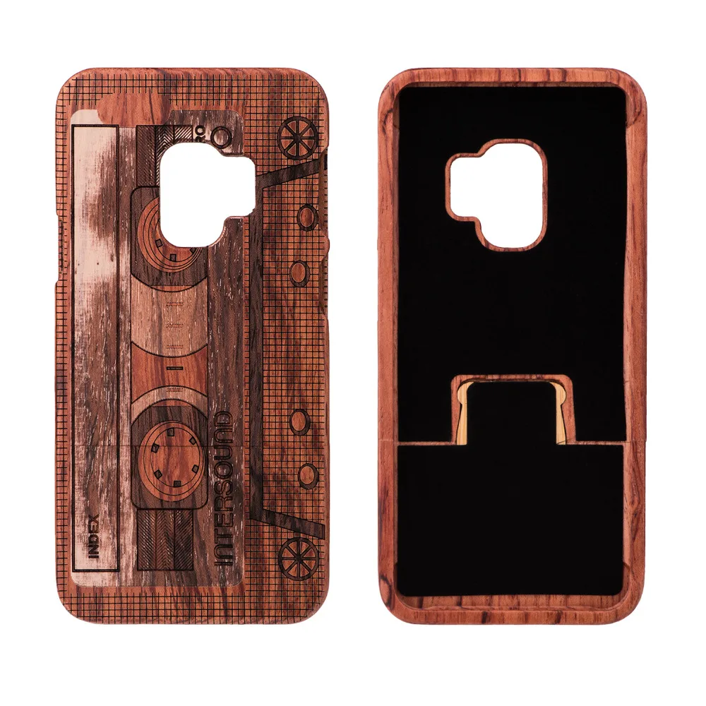 For Samsung S 9 S9 Plus Case Luxury Natural Wood Phone for Galaxy S9+ Cover Wooden High Quality Shockproof | Мобильные телефоны и