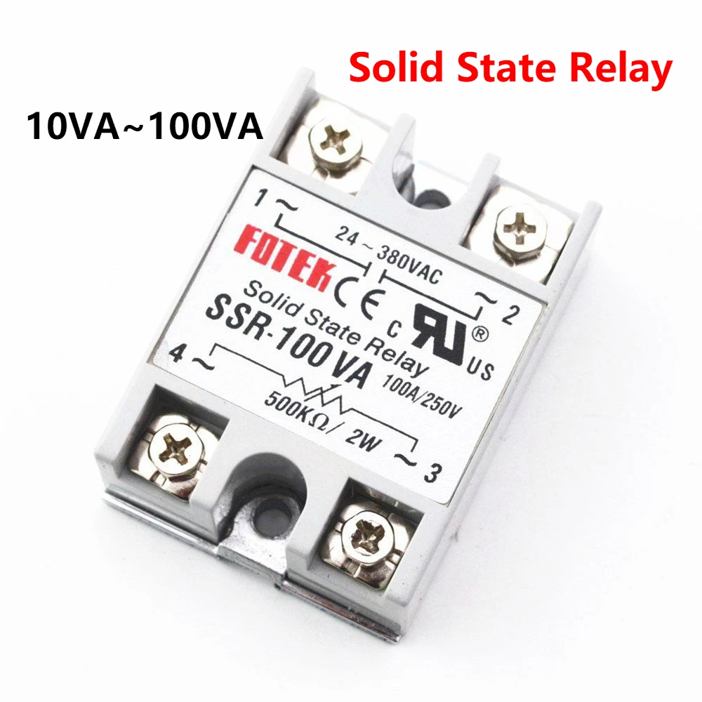Твердотельные реле Модуль SSR 10VA 25VA 40VA 50VA 470 560K Ом/2 Вт до 24 380VAC|Реле| |