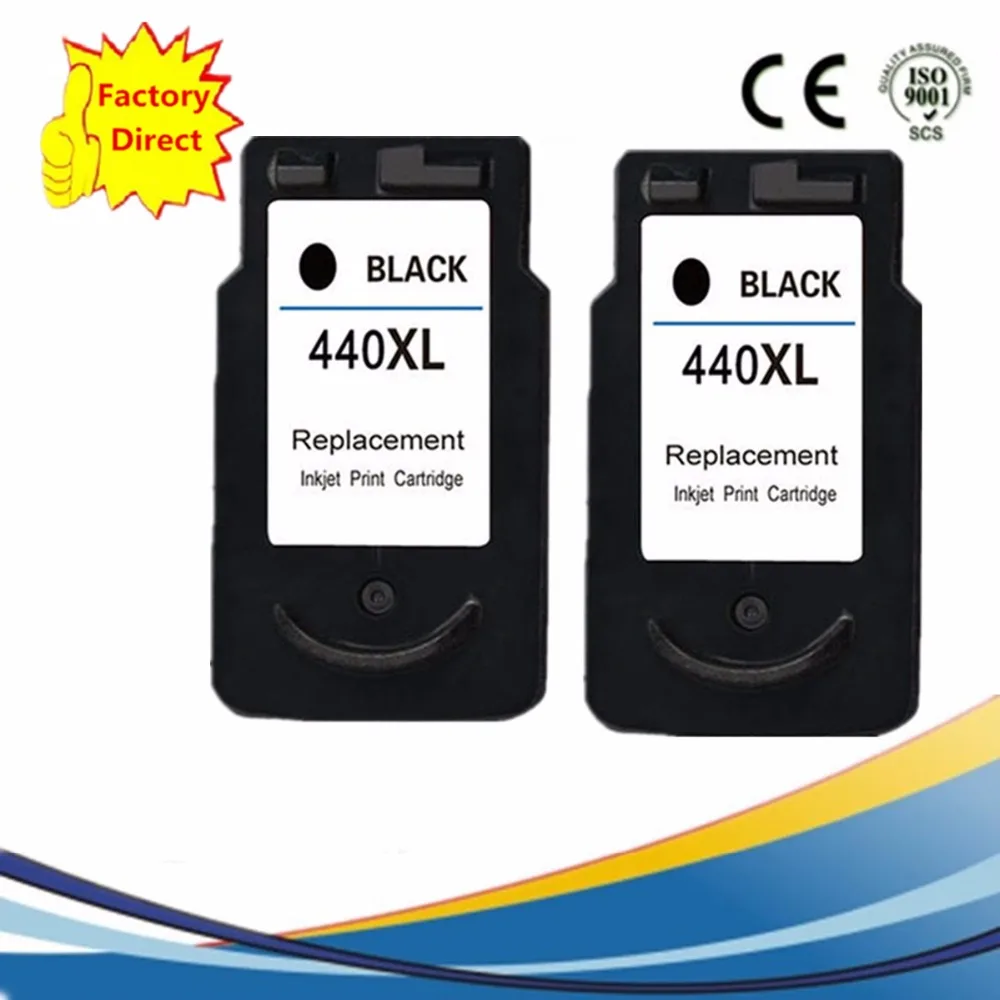 

Фотосессия PG 440 XL 440XL PG440XL PG440 Восстановленный чернильный картридж Pixma MX374 MX394 MX434 MX454 MX474