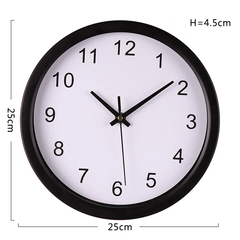 Модные настенные часы Horloge Silent Sweep Современные изящные кварцевые с колокольчиком