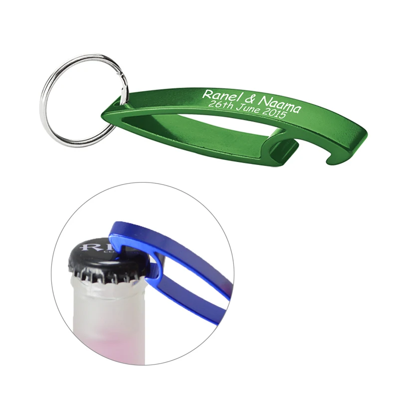 Индивидуальная Бутылка открывалка брелок для ключей свадебное Любимое на заказ
