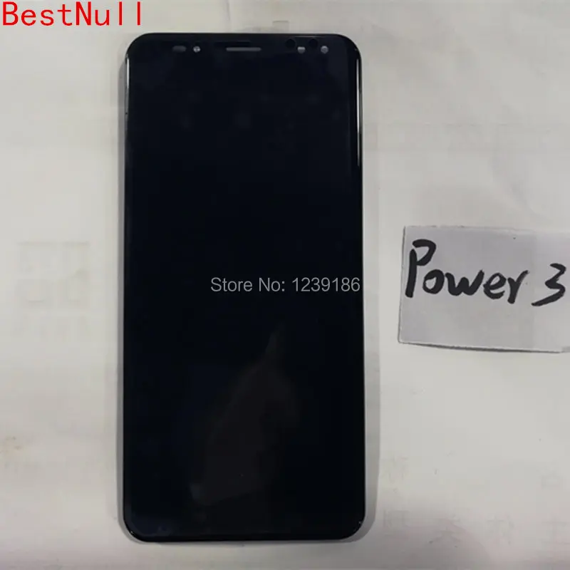 BestNull ЖК дисплей + сенсорный экран панели с рамкой планшета Аксессуары для Ulefone Power3