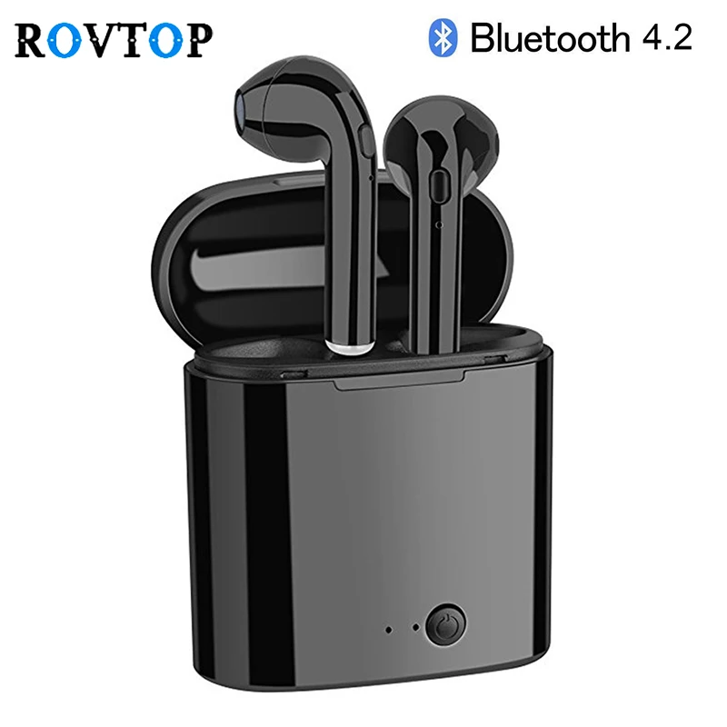 Rovtop I7s Mini TWS Bluetooth наушники Беспроводная гарнитура стерео спортивные с микрофоном