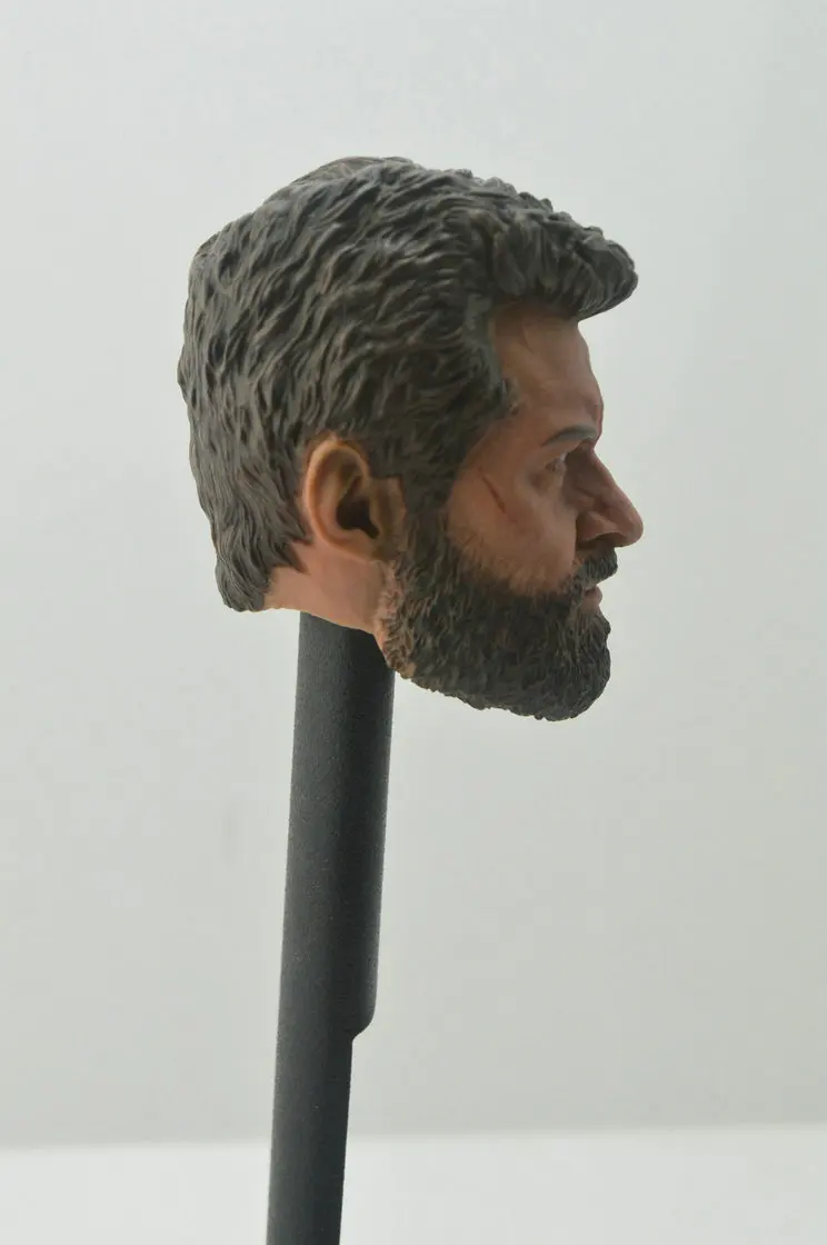 1/6 Eleven Logan голова лепим резьба волк дядюшка для 1" кукла Фигурка