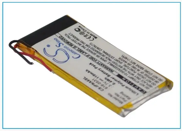 Аккумулятор Cameron Sino 110mAh для APPLE iPod Nano 6-го поколения 616-0531 MP3 MP4 PMP | Электроника