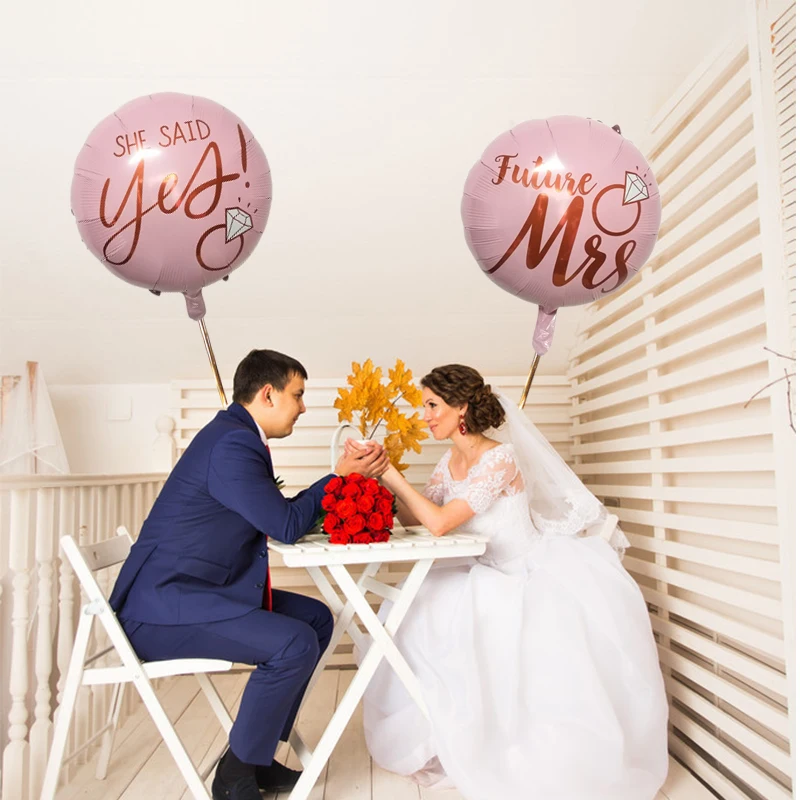 Chicinlife 1 шт. 22-дюймовый шарик из фольги She Said Yes для девичвечерние вечеринки курицы