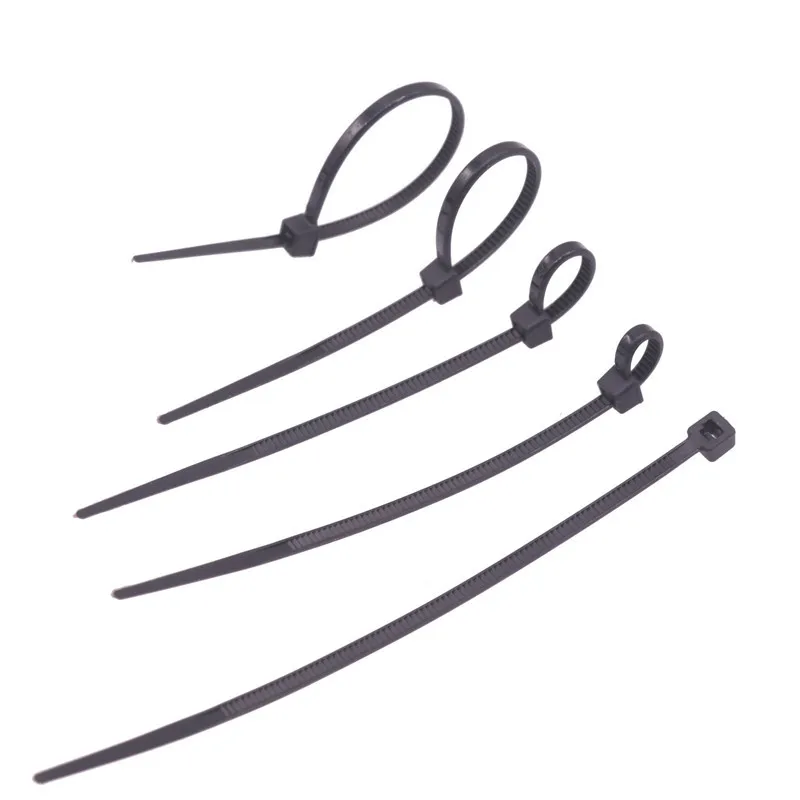 100 шт. самоблокирующиеся Нейлоновые кабельные стяжки длина 10 см|self-locking nylon cable