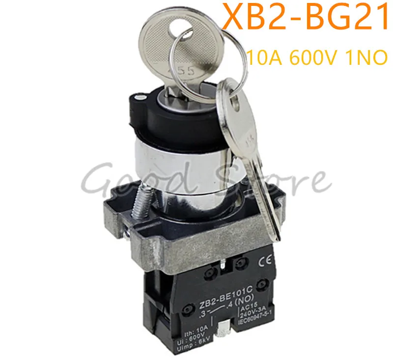 1 шт. XB2 BG21 xb2 bg21 2 позиционный переключатель с кнопкой управления Переключатель