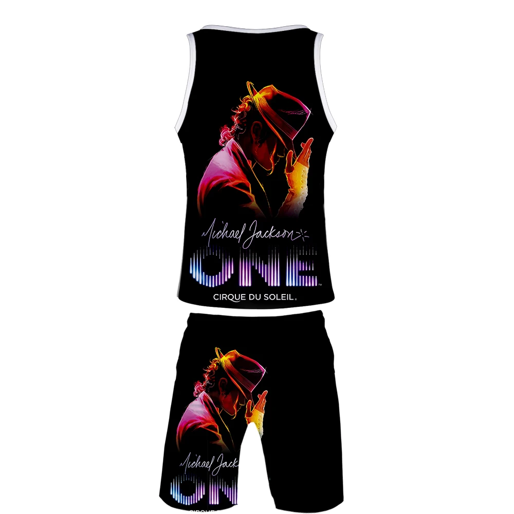 Майкл Джозеф Джексон комплект из 2 предметов 3D печать Повседневная футболка с