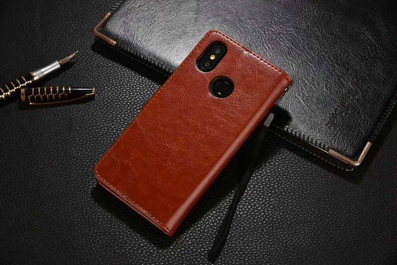 Флип Бумажник Обложка книги кожаный чехол для телефона Xiaomi mi 8 Роскошные