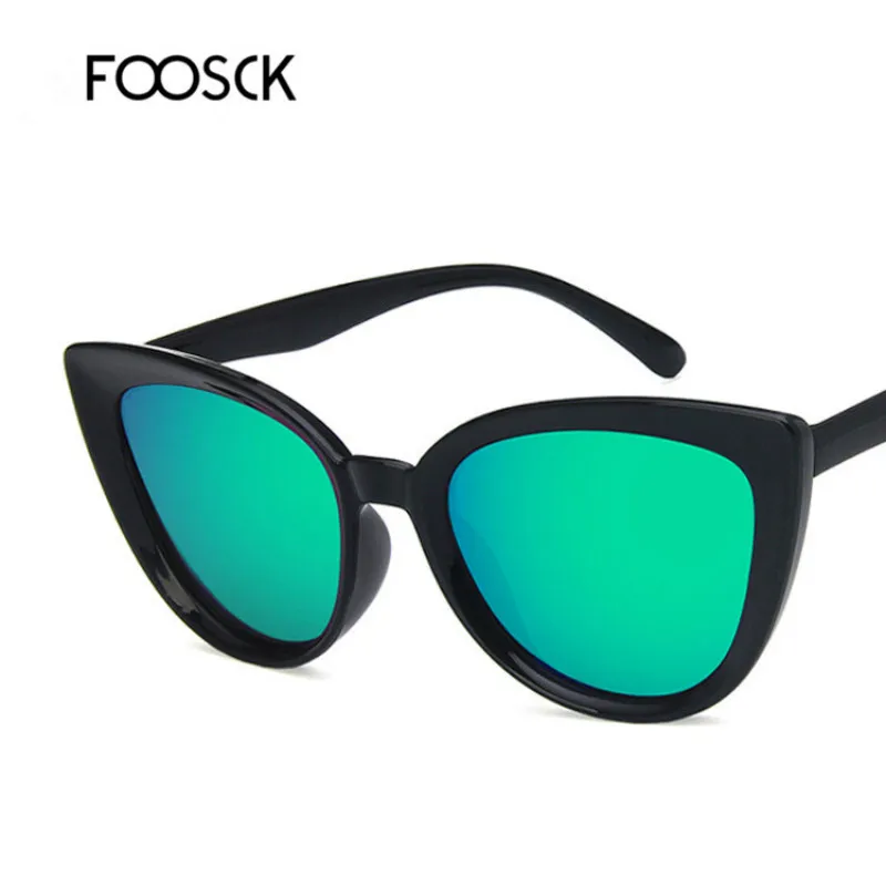 Солнцезащитные очки FOOSCK кошачий глаз для мужчин и женщин винтажные аксессуары