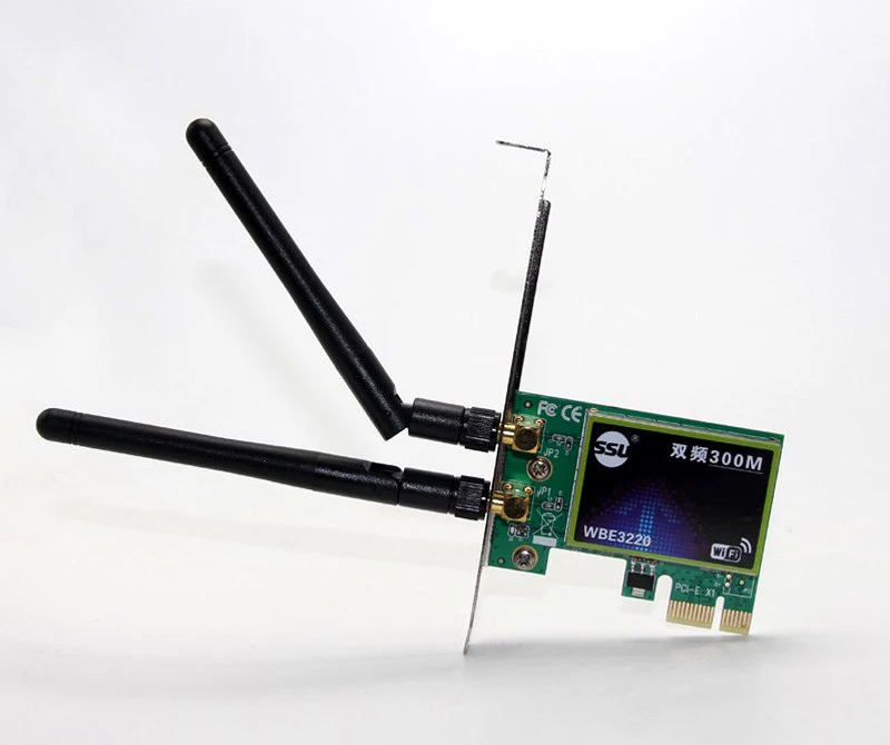 . 4G/Φ 300 Мбит/с PCI-E X1 Wi-Fi беспроводной адаптер для чипсета BCM4322 | Компьютеры и офис