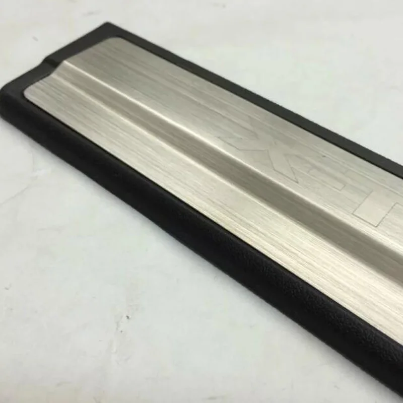 Высококачественная Накладка на порог из нержавеющей стали приветственная