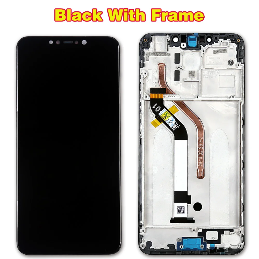 ЖК дисплей 6 18 дюйма для Xiaomi Pocophone F1 сенсорный экран дигитайзер рамка 10 точечная