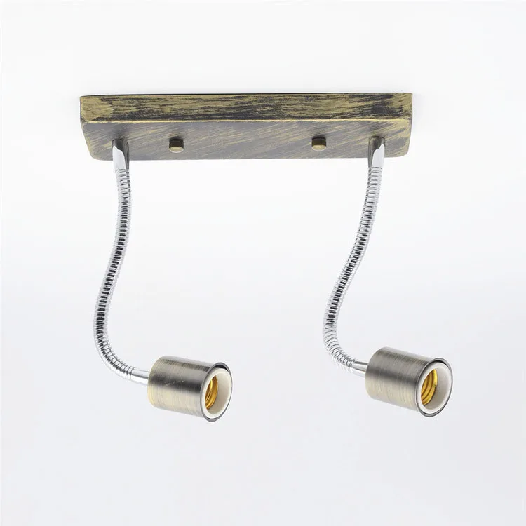 Винтажный вращающийся E27 настенный прожектор Точечный светильник держатель 2