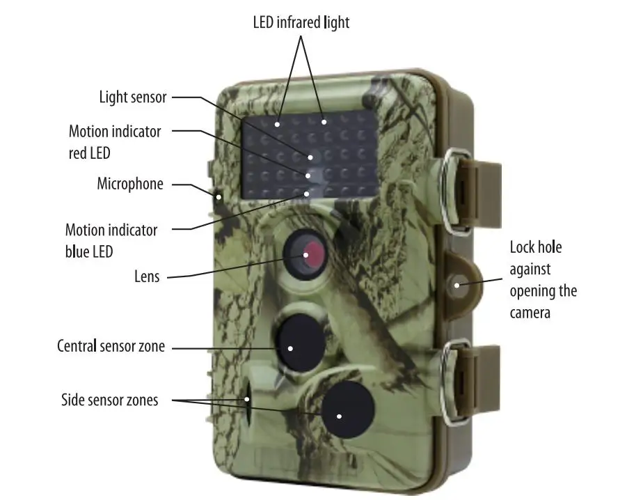 PDDHKK 16MP 1080P Trail камера для охоты 42 шт. ИК светодиоды IP66 фото ловушки разведчик дикой природы камера ночного видения с солнечной энергией