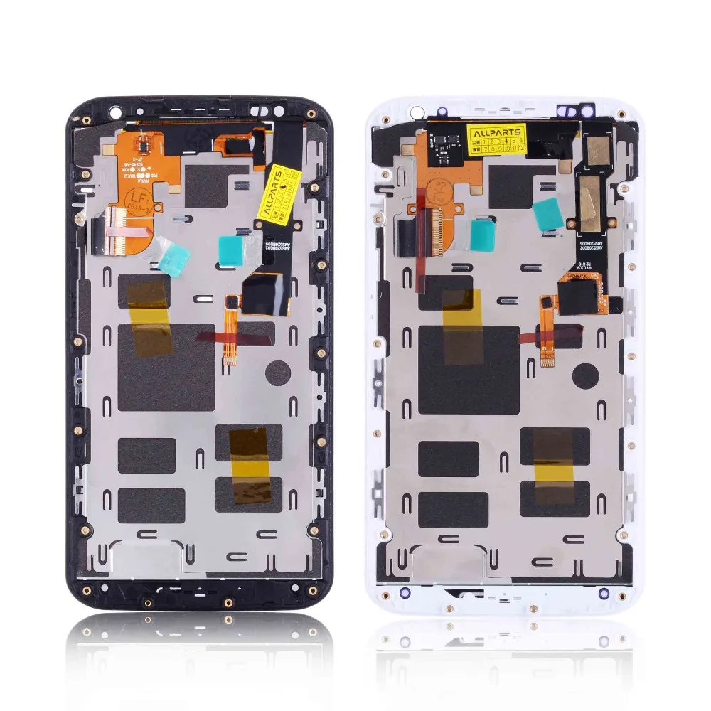 Дисплей для Motorola Moto X2 LCD Xt1092 Xt1095 Xt1097 в сборе с тачскрином на рамке черный белый