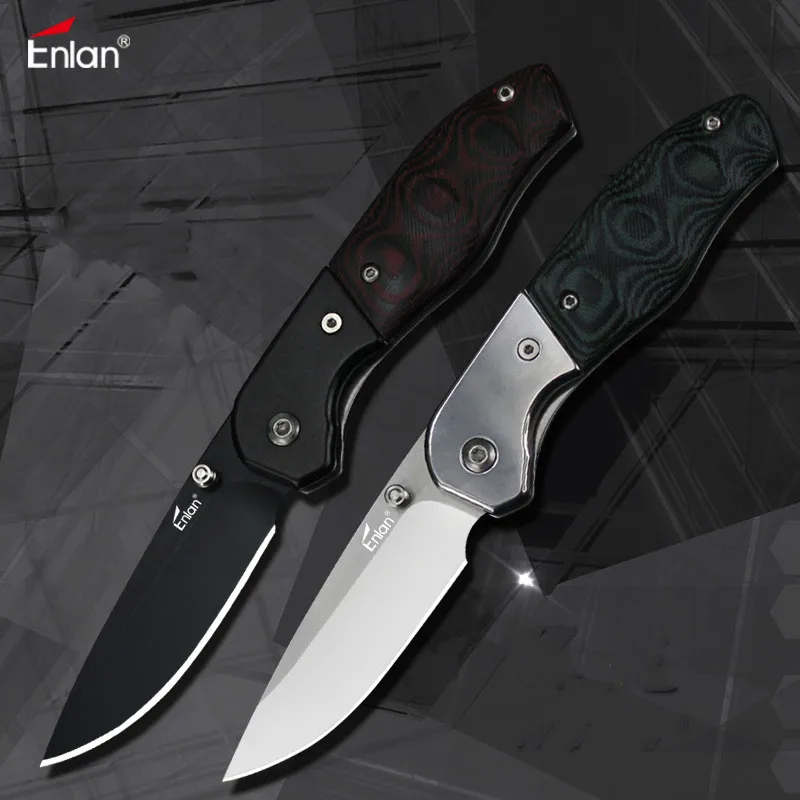 Enlan M022 складной Ножи 8Cr13Mov лезвие Micarta Ручка EDC Карманный | Инструменты
