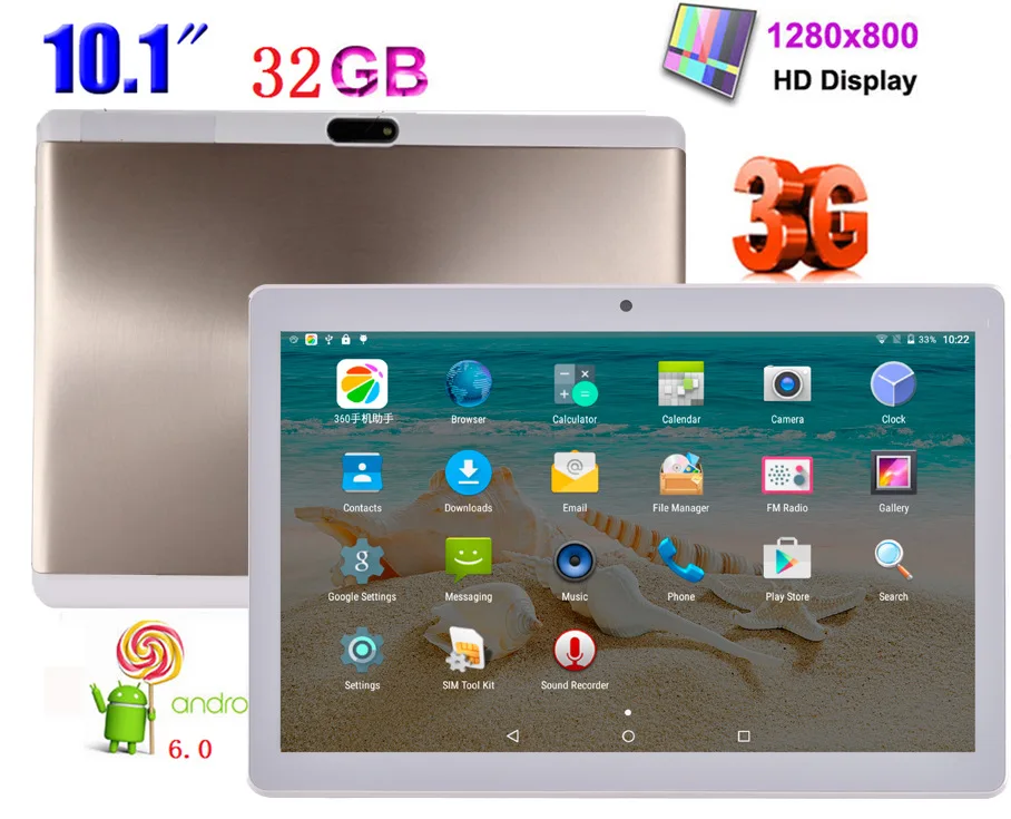 10 дюймовый Android 7 0 Восьмиядерный ПК 4G LTE 3G WCDMA телефонный планшет|ЖК-экраны и панели