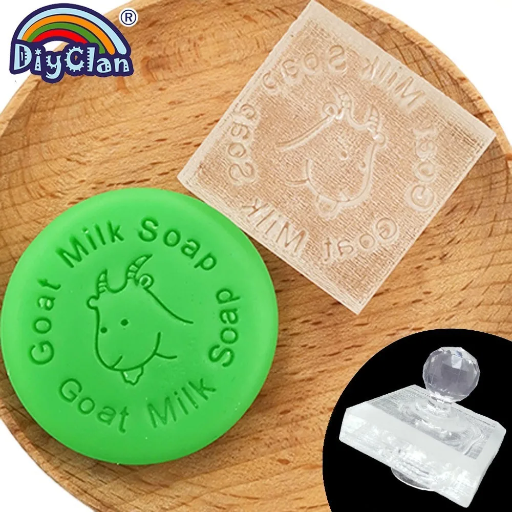 2 стиля козье мыло ручной работы штамп на заказ DIY Новое резиновое фальшивое мыло с рисунком мыло сердце Z0108SY-Z0109SY - Цвет: Z0109SY with handle