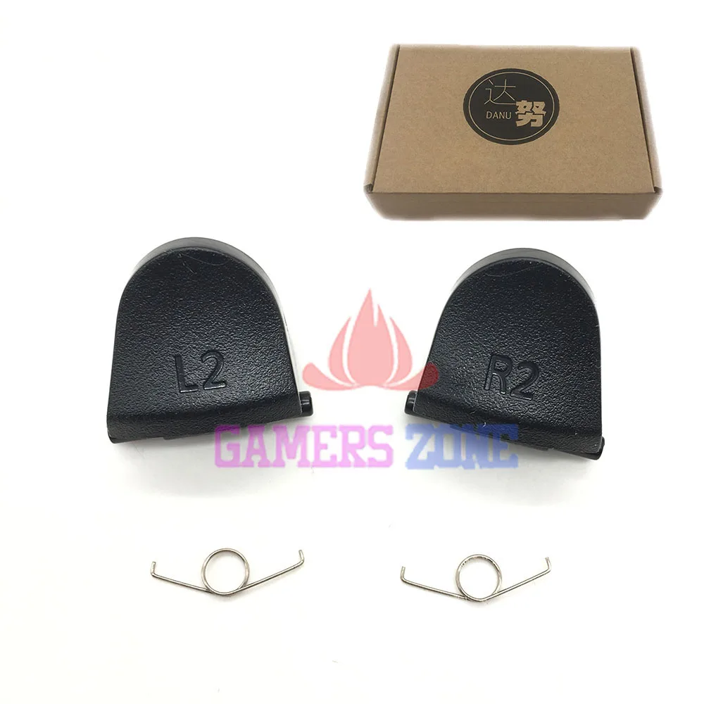 100 комплектов сменных JDS 030 JDM-030 запасные части кнопки L1 R1 для контроллера PS4 L2 R2