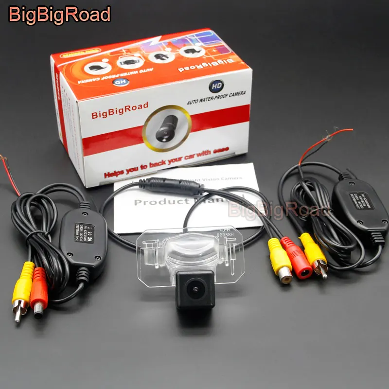 Series 3 Wireless BigBigRoad автомобиля ПЗС-камера заднего вида для Honda Civic 8th MK8 CIIMO 2006-2011 2012 2013 Accord City 2008 2009 2010 освобождается Fit - Название цвета: Series 3 Wireless