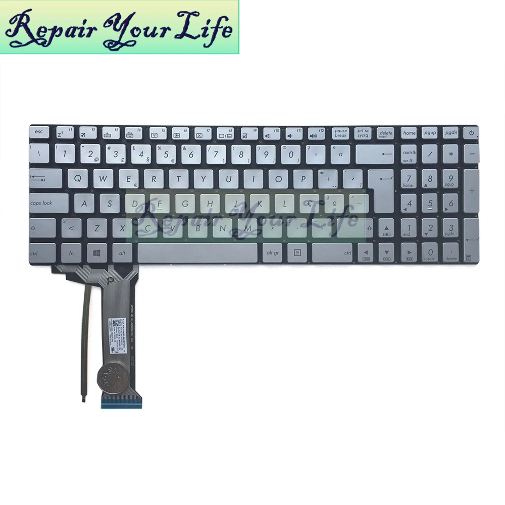 Купи Laptop Keyboard backlight for Asus N551 N551J N551JK N551JM N551JQ N551ZU N552 N751 N752 PO Portuguese Replacement keyboard new за 1,530 рублей в магазине AliExpress