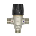 Латунный смесительный клапан, термостатический клапан на солнечной энергии, смеситель для ванной комнаты с контролем температуры DN15 DN20 DN25