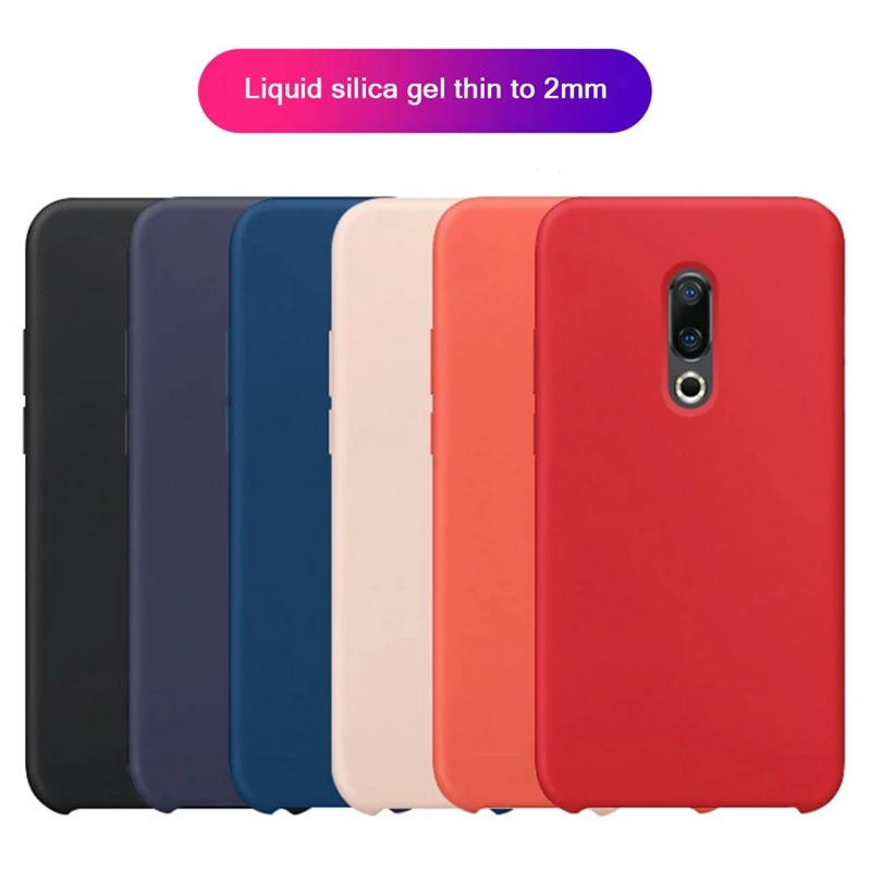 Противоударный чехол для MeiZu 16th, роскошный жидкий силиконовый Ультратонкий чехол s для MeiZu 16 16, защитный чехол