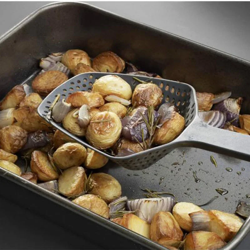 1 шт 8 Цвета Пособия по кулинарии лопаты сито для овощей Совок нейлоновая ложка