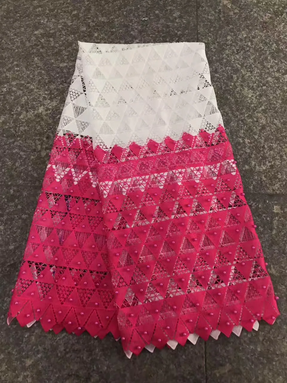 Latest 2017 African Lace Fabric With Beaded And Stones Nigerian Wedding Embroidered French Tulle Material For Bridal | Дом и сад