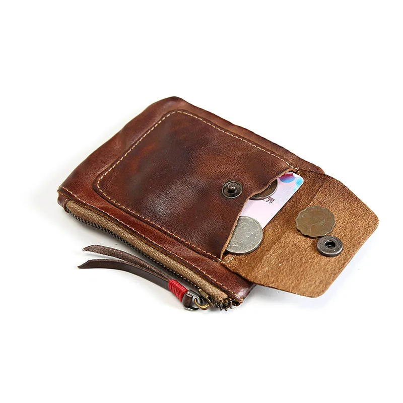 

SIKU men's leather coin purses holders fashion wallet female famous brand wallet case
