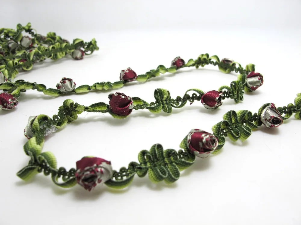 2 ярда 1/2 дюйма тканая лента Rococo отделка | Декоративная Цветочная Материалы для