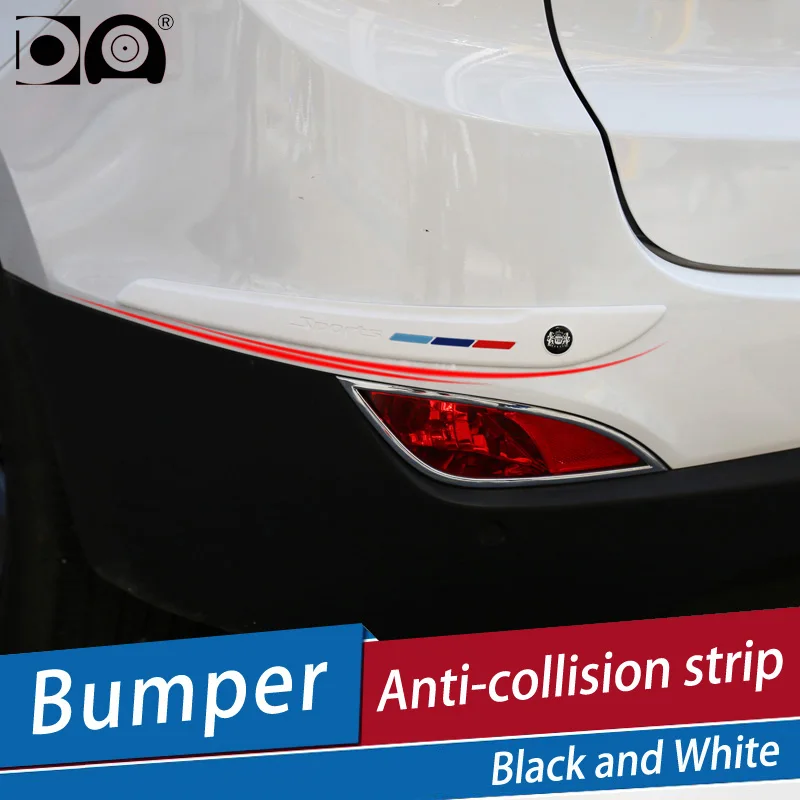 Car Anti-collision Strips Bumper Protector Edge Corner Guard 2 pcs Black/White in car-styling mouldings for Chevrolet series | Автомобили