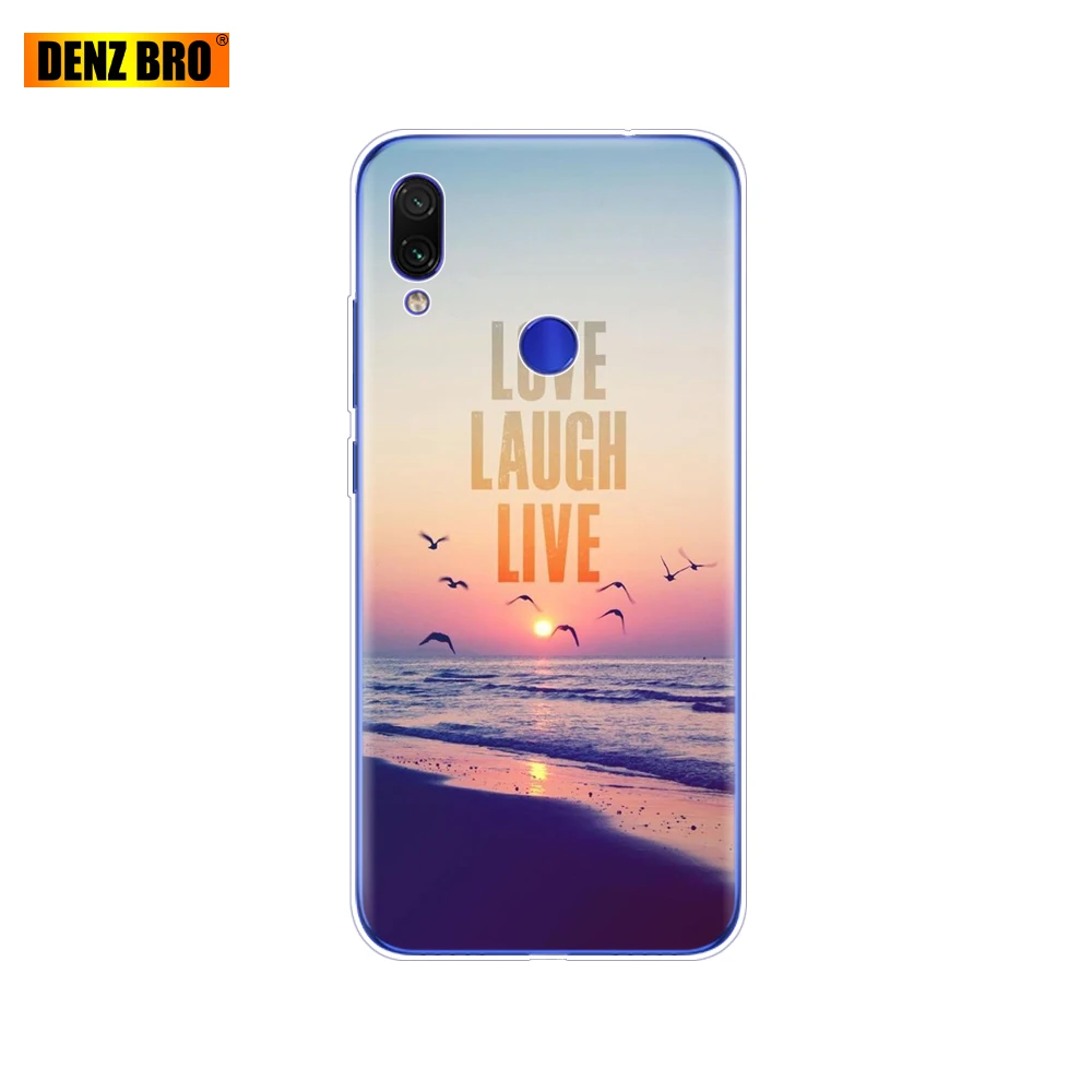 61897 Для Xiaomi Redmi Note 7 силиконовый мягкий ТПУ с рисунком для Xiaomi Redmi NOTE 7 PRO Чехол 6,3 дюймов Funda Coque Redmi Note7 чехол бампер - Цвет: 61897