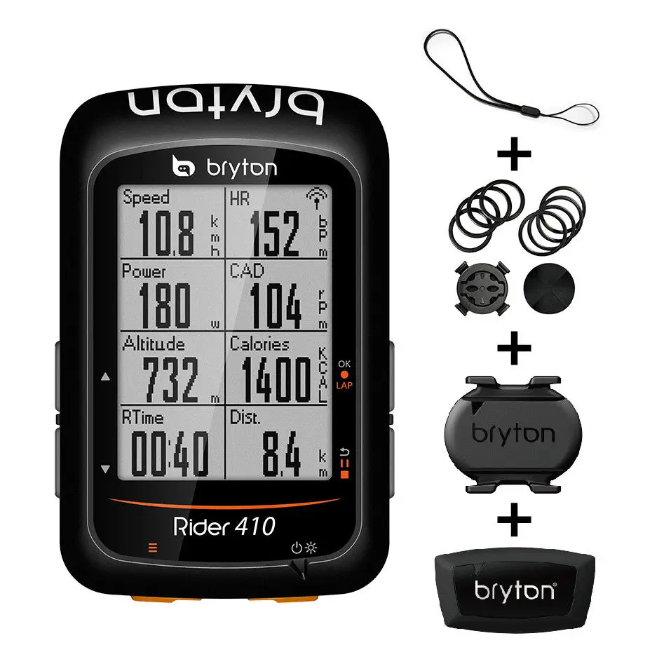 R410T Bryton Rider 410E/410T беспроводной gps/ANT+ BLE велосипедный компьютер - Цвет: R410T