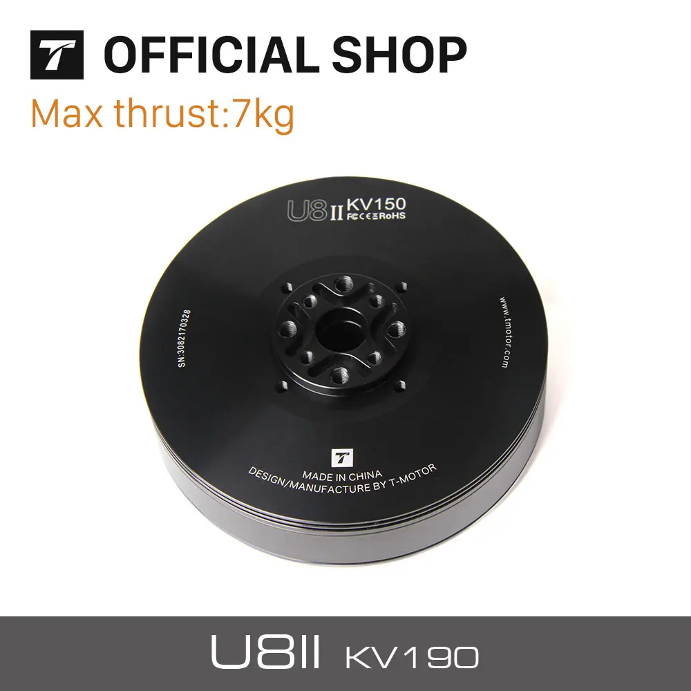 Т Мотор новейший U8 II KV190 эффективный для гексакоптер Квадрокоптер UAV RC Дрон|Детали