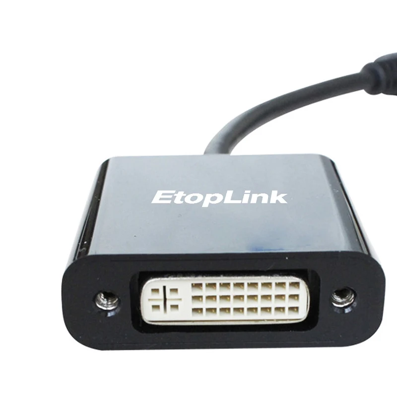 EtopLink DP to DVI Adapter DisplayPort Display Port Cable Converter Male Female 1080P for Monitor Projector |