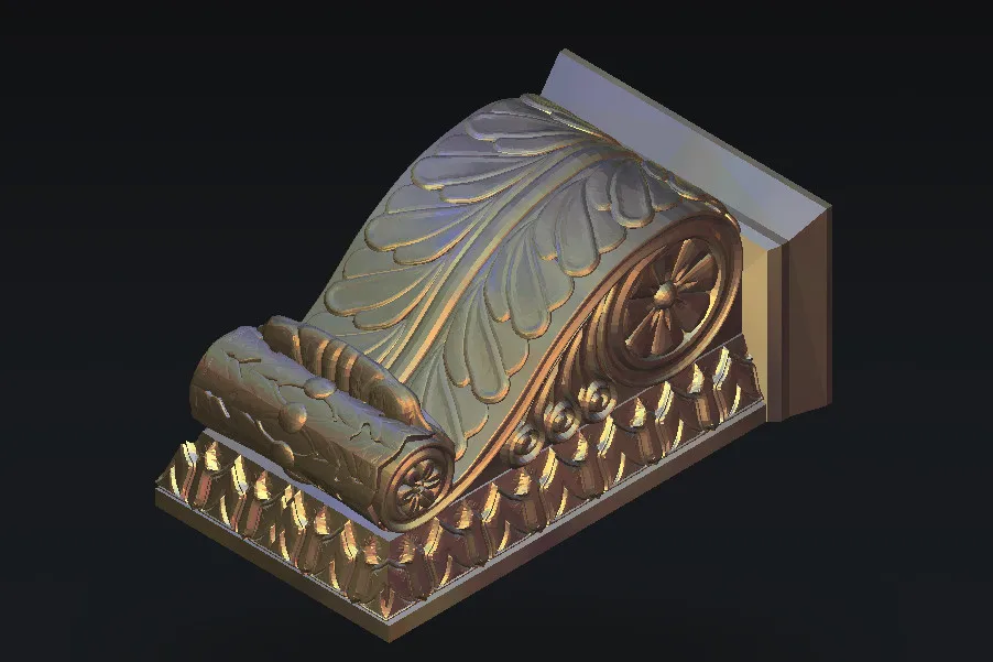 Мебель 4 оси STL рельеф файл модель для фрезерный станок с ЧПУ гравировальный по