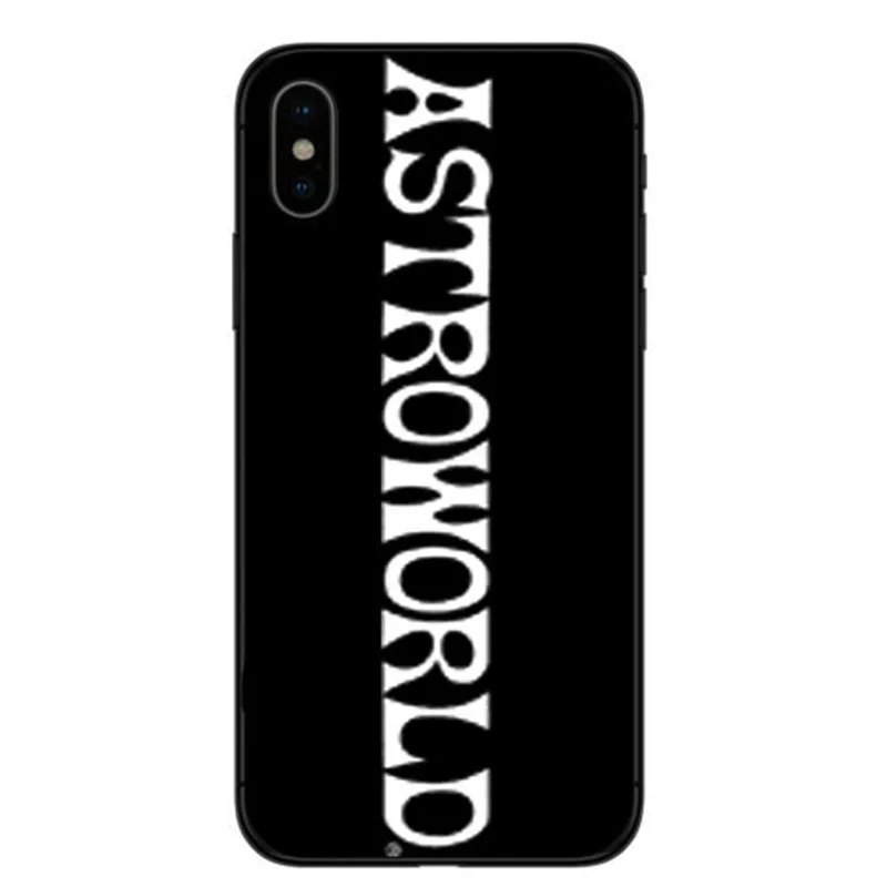 TPU Scott travis astroworld lunatico em modo de casos de telefone para o iphone 4 5 6 7 8 Plus para apple Silicone macio capa preta - Цвет: TPU