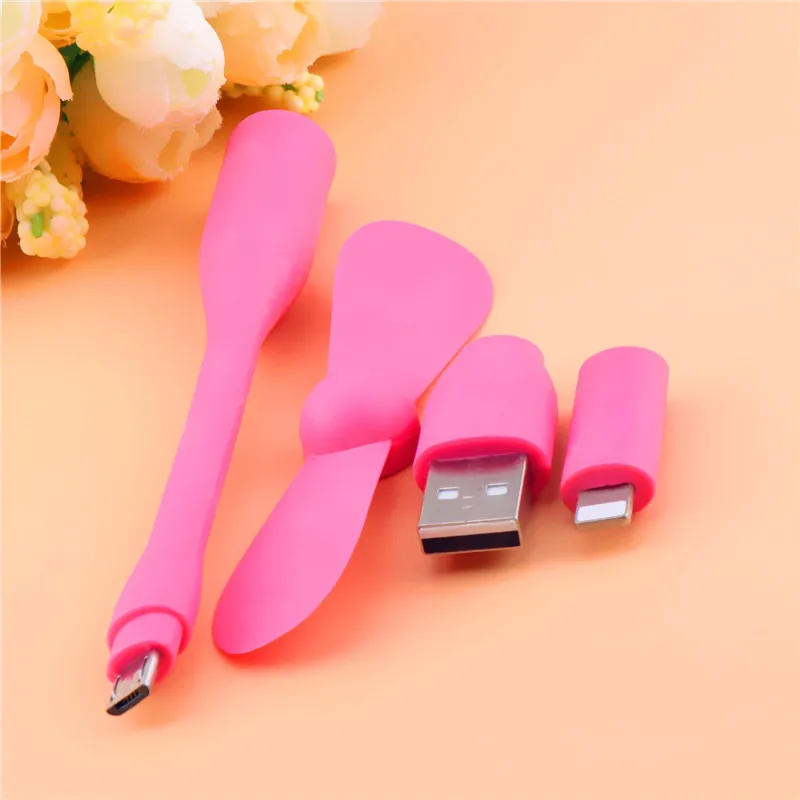 Мини Портативный 3 в 1 USB вентилятор для iPhone7 xiaomi samsung OTG Android телефон Многофункциональный Usb вентилятор для путешествий для ноутбука USB гаджеты