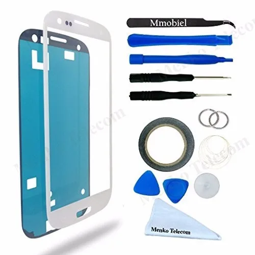 MMOBIEL для samsung Galaxy S3 i9300 i9301 i9305 Переднее стекло Сенсорная панель экран дигитайзер дисплей Ремонт Инструменты 12 штук - Цвет: WHITE