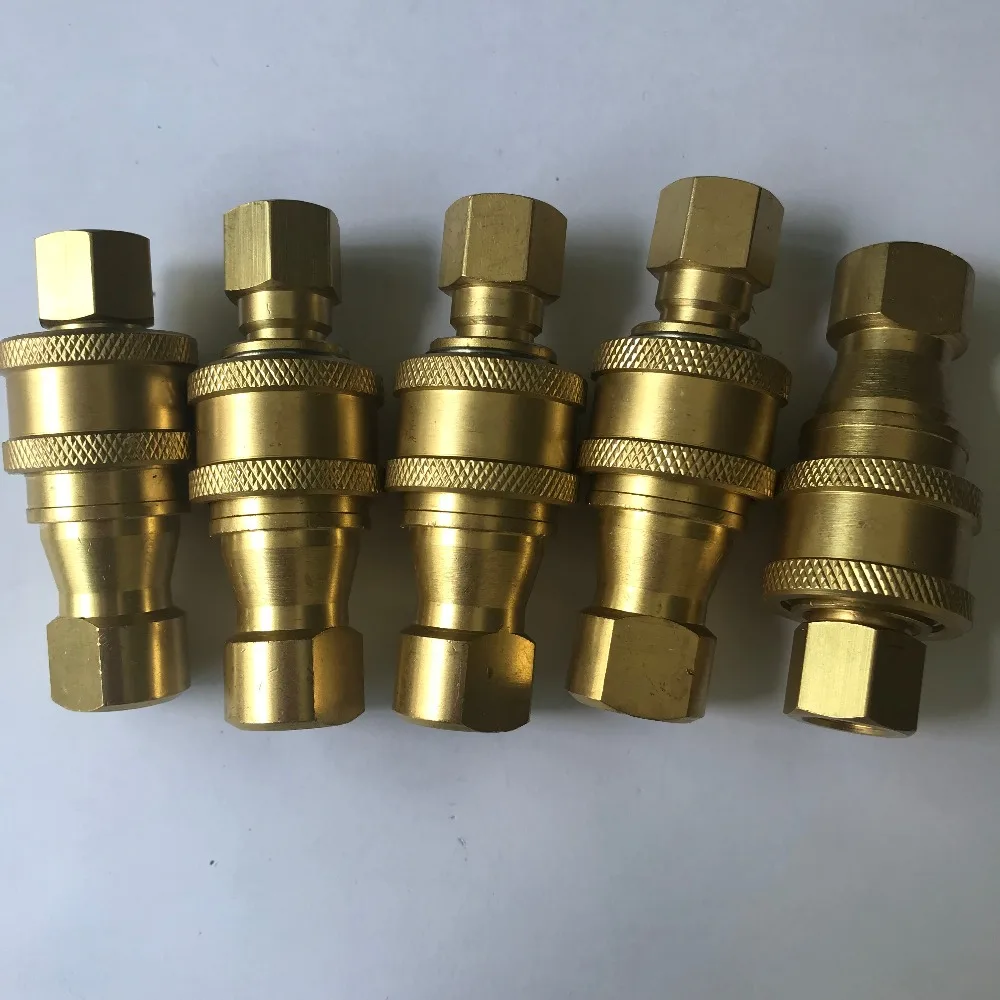 30 комплектов (60 шт = мужских + женских) 1/4 &quotISO 7421 Bseries гидравлические