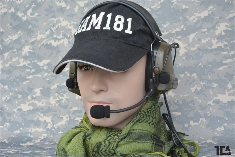 TCA Tactical ComTac III Single Com звукосниматель шумовая гарнитура для три Харриса стандартная