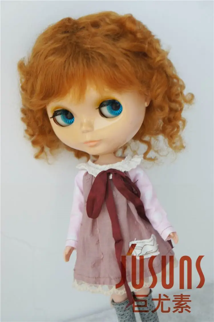 Длинные кудрявые парики JD181 из мохера для шарнирных кукол 1/3 9-10 дюймов SD dolll hair