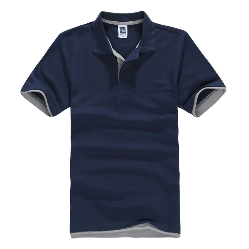 

FALIZA New Spring Camisa Polos Shirt Men Design Breathable Cotton Casual Short Sleeve Mens Polos Shirts Plus Size XXXL TX107